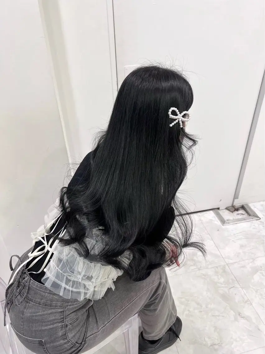ロング 韓国ガーリー🤍ハイ トーン🤍Ayanaのヘアスタイル