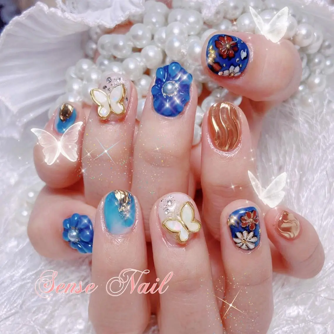 ネイル ミディアム AKO あこ💅のネイルデザイン
