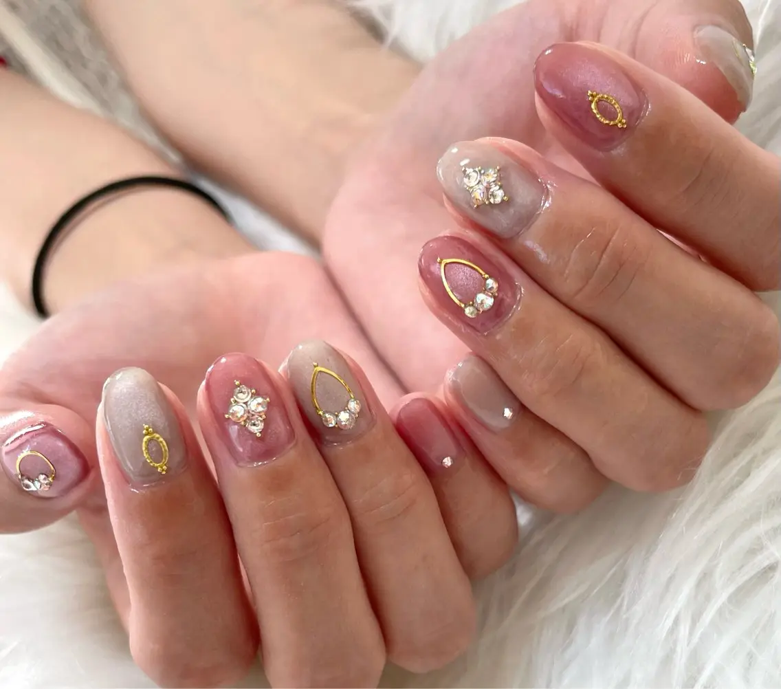 ネイル ハンドネイル nail salon HIRUKANAのネイルデザイン
