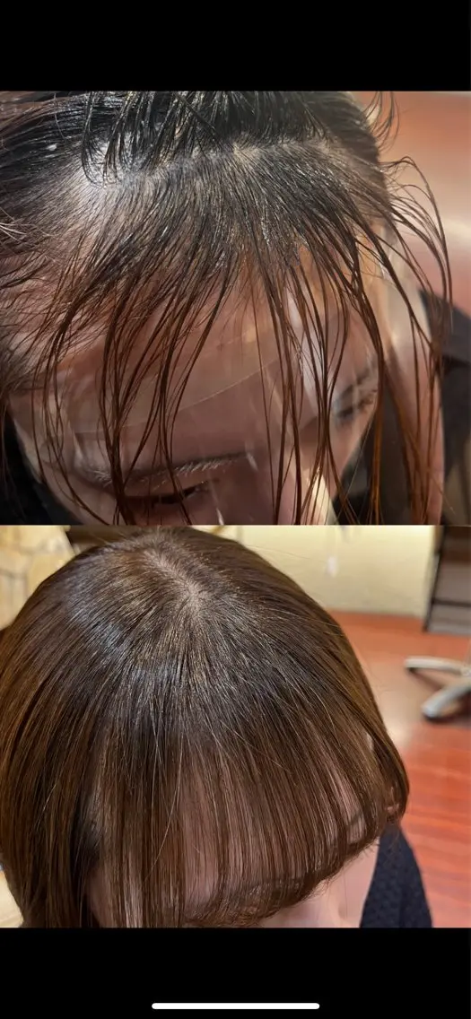 ロング カット 縮毛矯正 トリートメント ✂️髪質改善 kane✂️のヘアスタイル