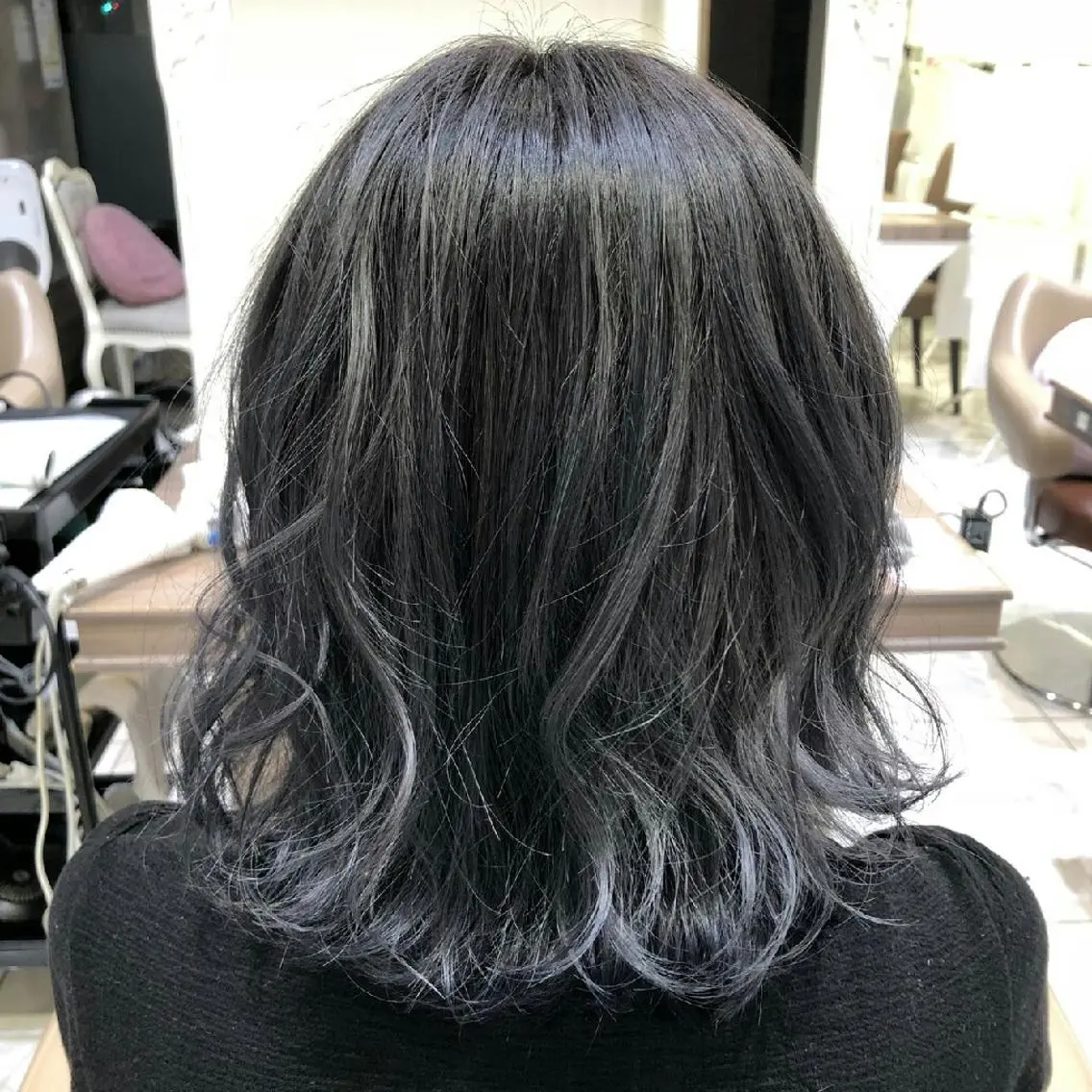 ミディアム カラー ヘアカラー トリートメント REM【阿佐ヶ谷】 MEGUのヘアスタイル