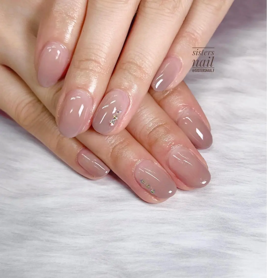 ネイル アートネイル カジュアル グラデーション オフィスネイル シンプルネイル sisters nail.fのネイルデザイン