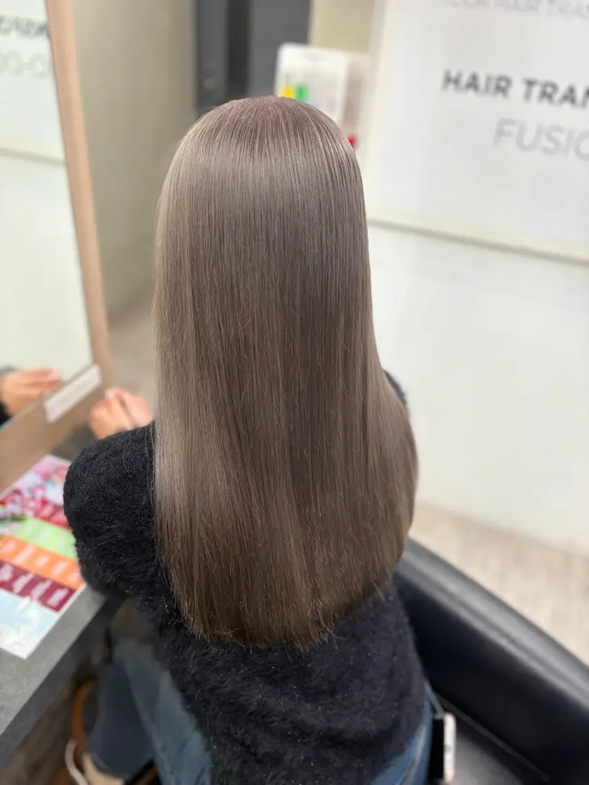 ロング ヘアカラー 横浜lapis amaneのヘアスタイル