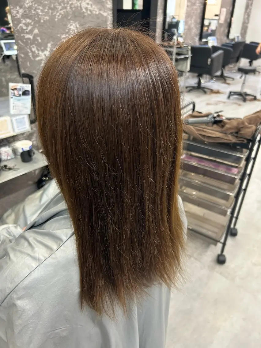 ミディアム ヘアカラー ㅤ⠀ ななみんのヘアスタイル