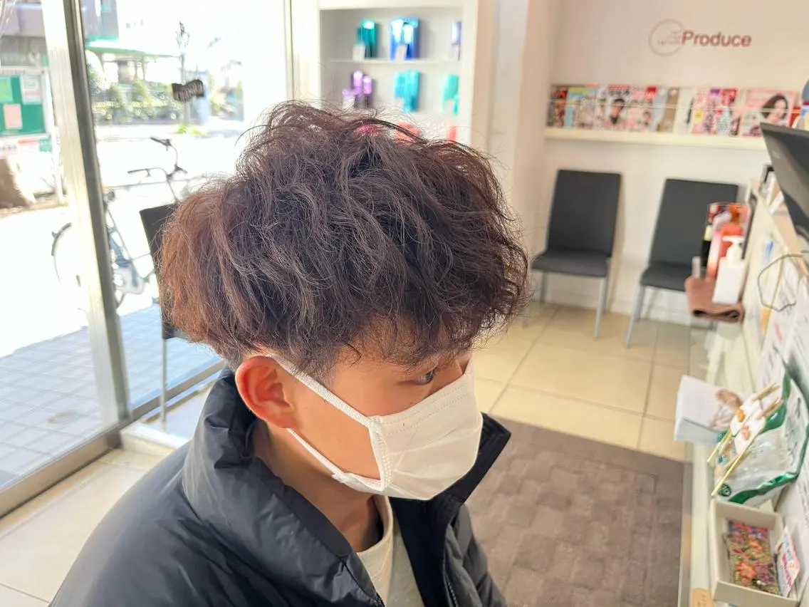 【✨ご来店4回目の方限定!今までで1番かっこよく✨】似合わせカット+ワンカラー+ノーマルパーマ🥀の写真