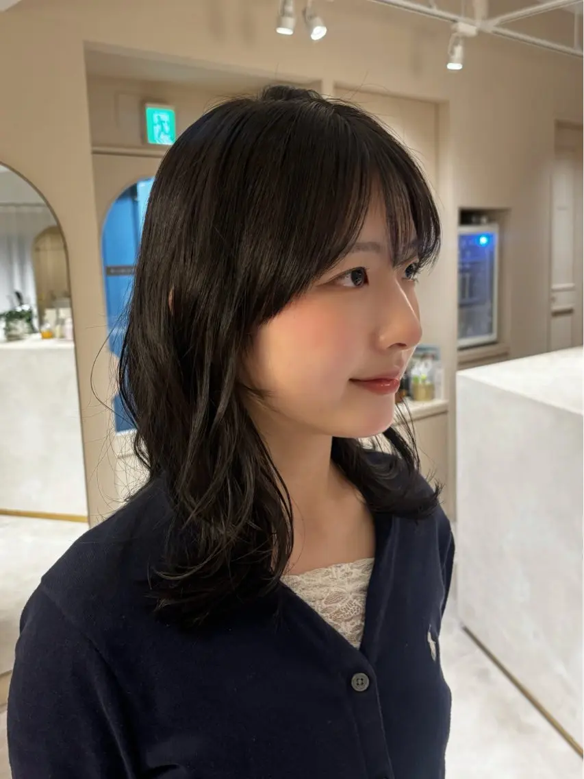 ミディアム カラー ヘアカラー 美月 🌙のヘアスタイル