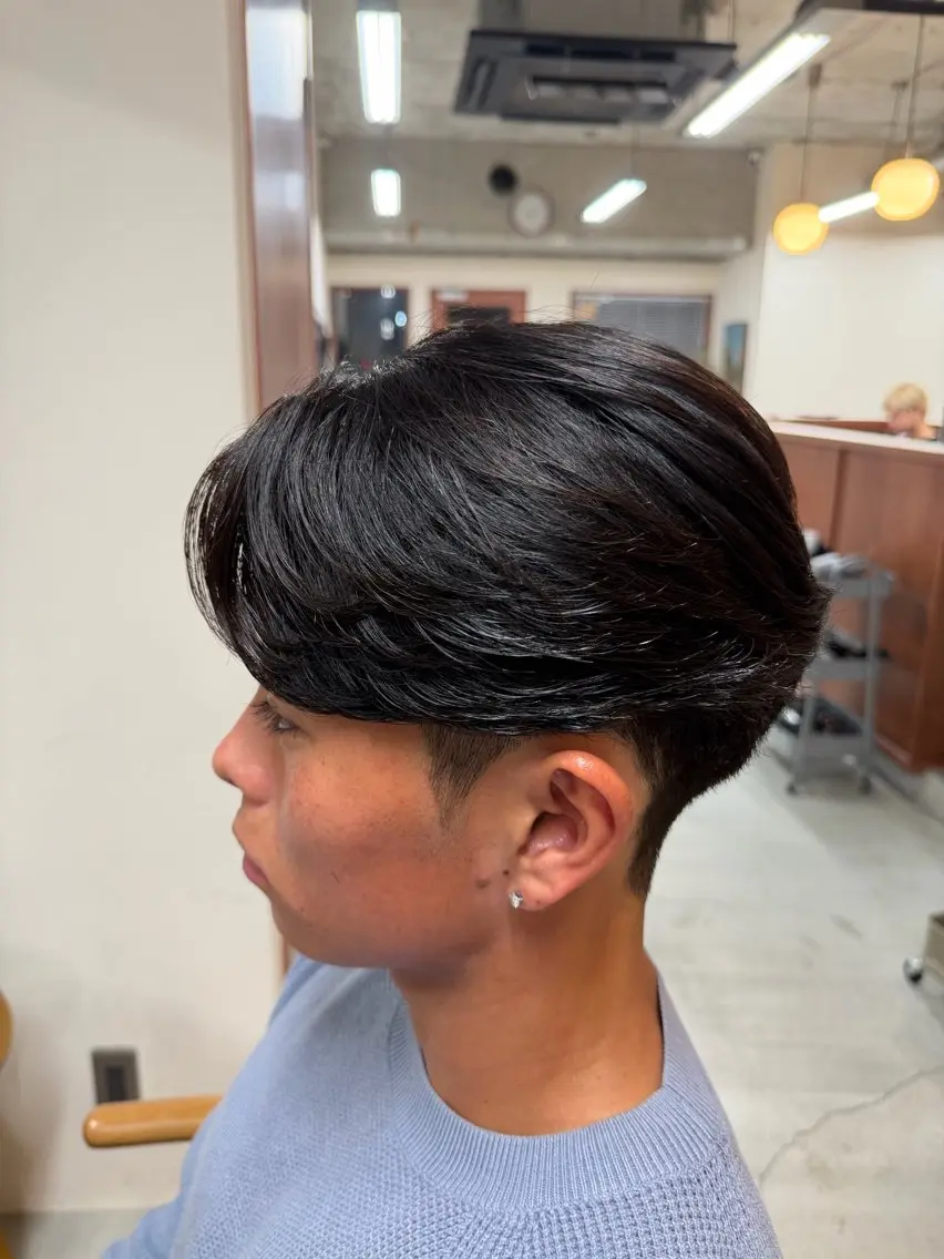 メンズ カット 縮毛矯正 縮毛矯正モデル募集中 SORAのヘアスタイル