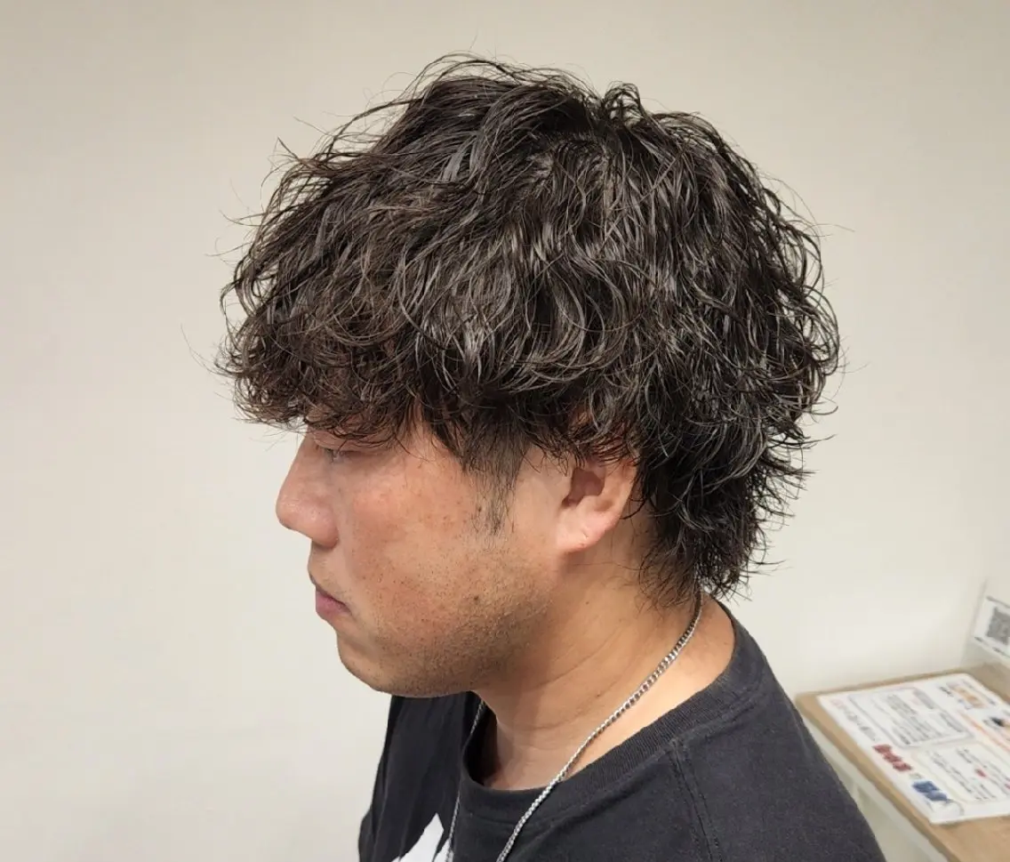 ショート パーマ メンズ 【イケメン風パーマ】 SHOFYのヘアスタイル