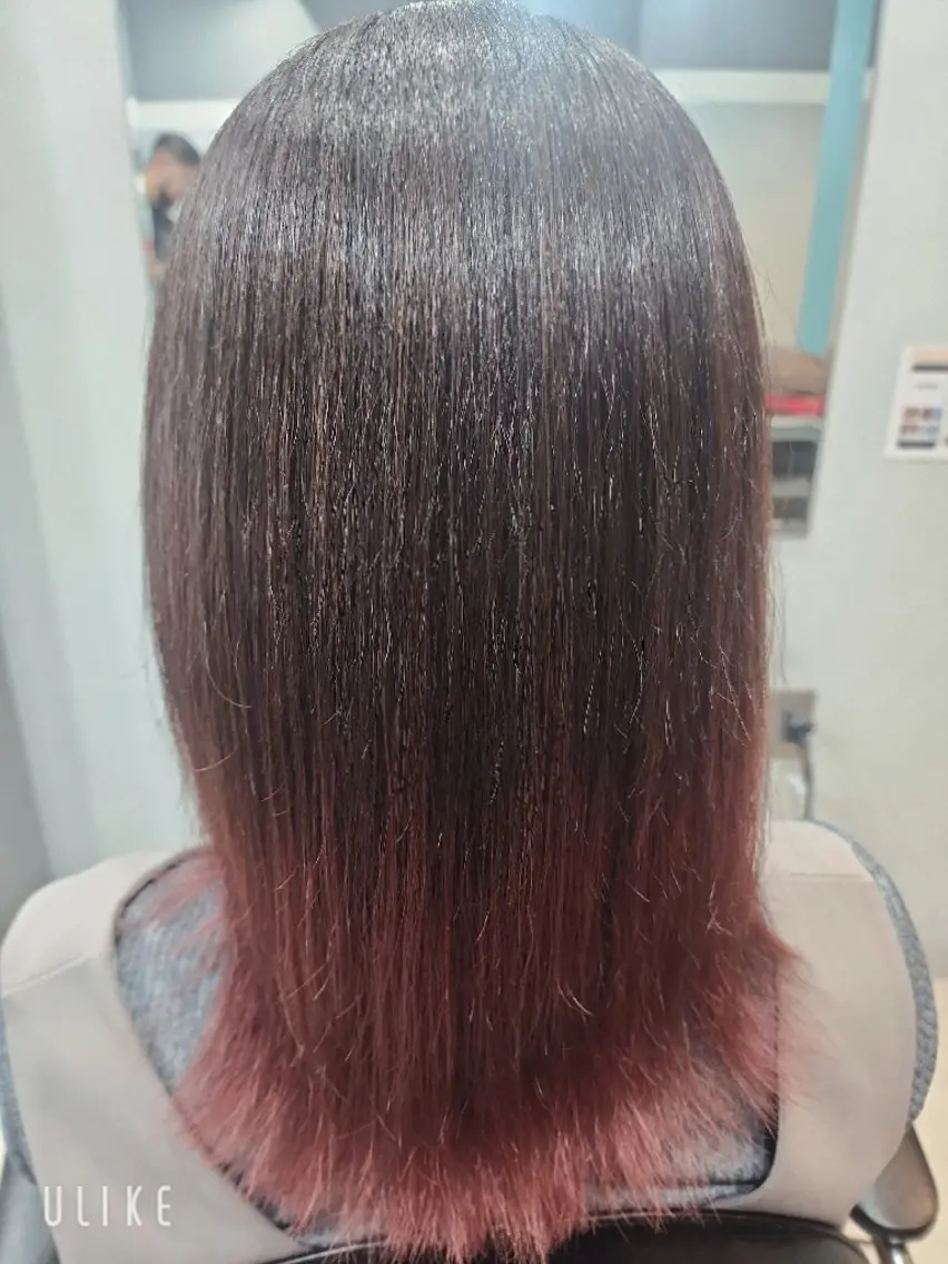 カラー ブリーチ グラデーションカラー ⭐SOURCE塚口⭐ 吉武 宙のヘアスタイル