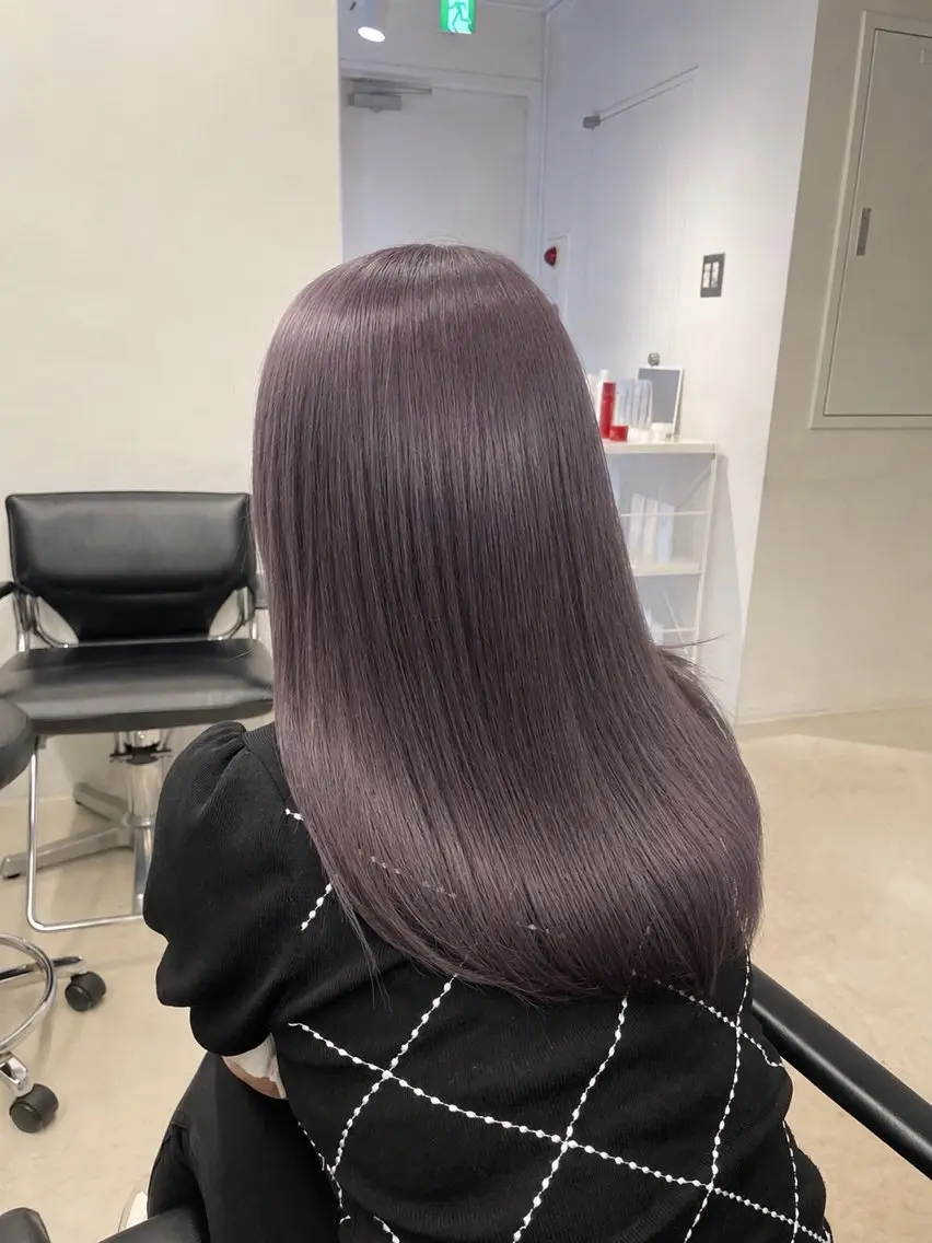 セミロング カラー ヘアカラー トリートメント 髪質改善/ 艶髪人気/Renaのヘアスタイル
