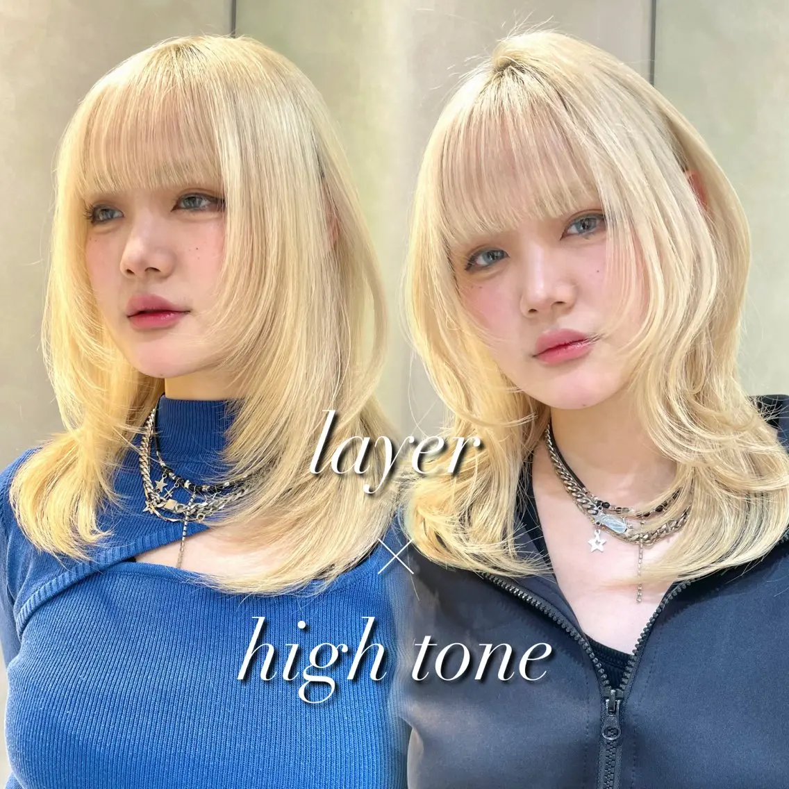 ミディアム カット ヘアカラー トリートメント 韓国/ハッシュカット /レイヤー🧸千純のヘアスタイル