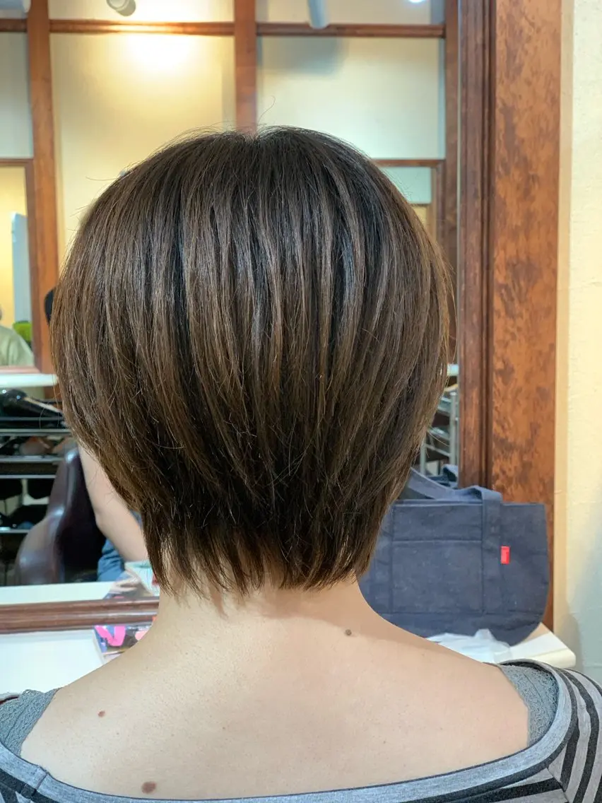ショート カラー カット ヘアカラー トリートメント ✂︎中山竜哉✂︎ 川崎スタイリストのヘアスタイル