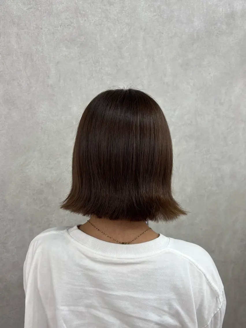 ショート カラー アッシュ アッシュブラウン ブラウンカラー ヘアカラー トリートメント 倉澤 愛理のヘアスタイル