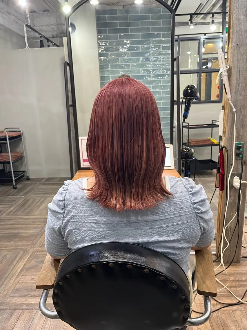 ミディアム 村本 優依のヘアスタイル