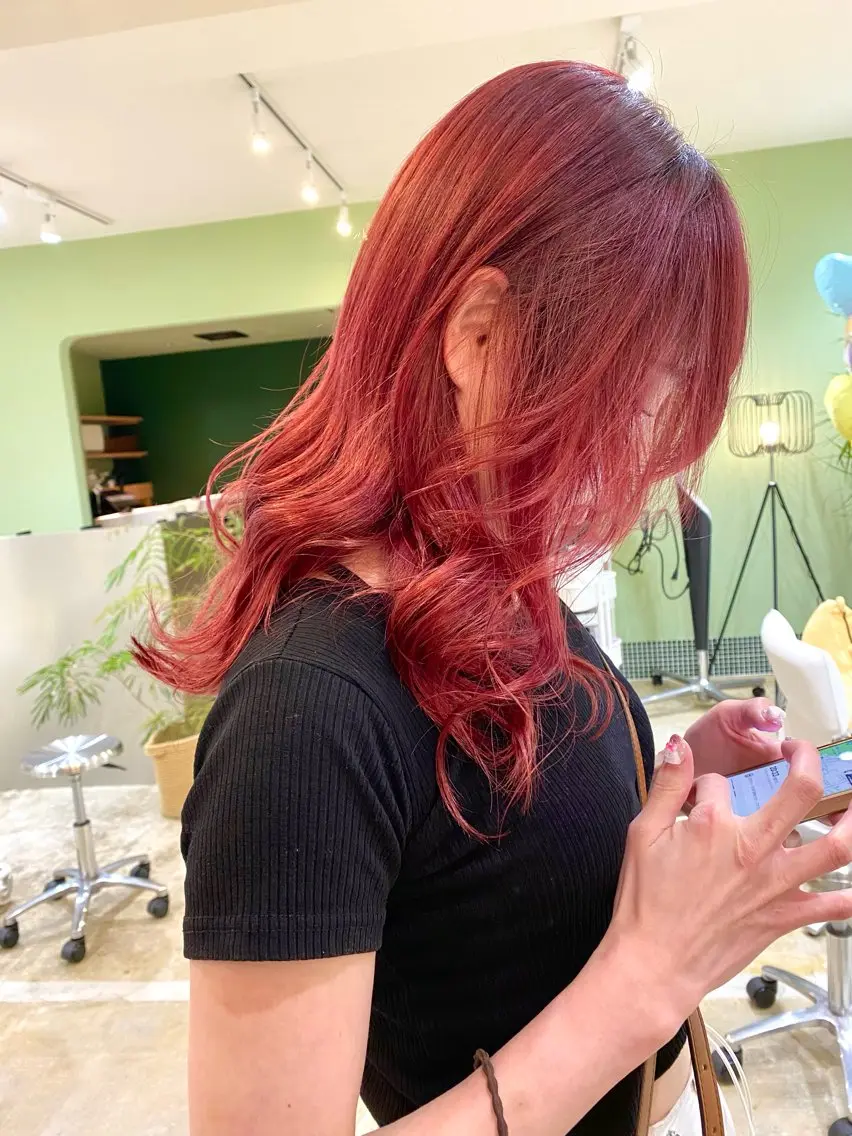 ロング Sabby氏川洸希 パーマのヘアスタイル
