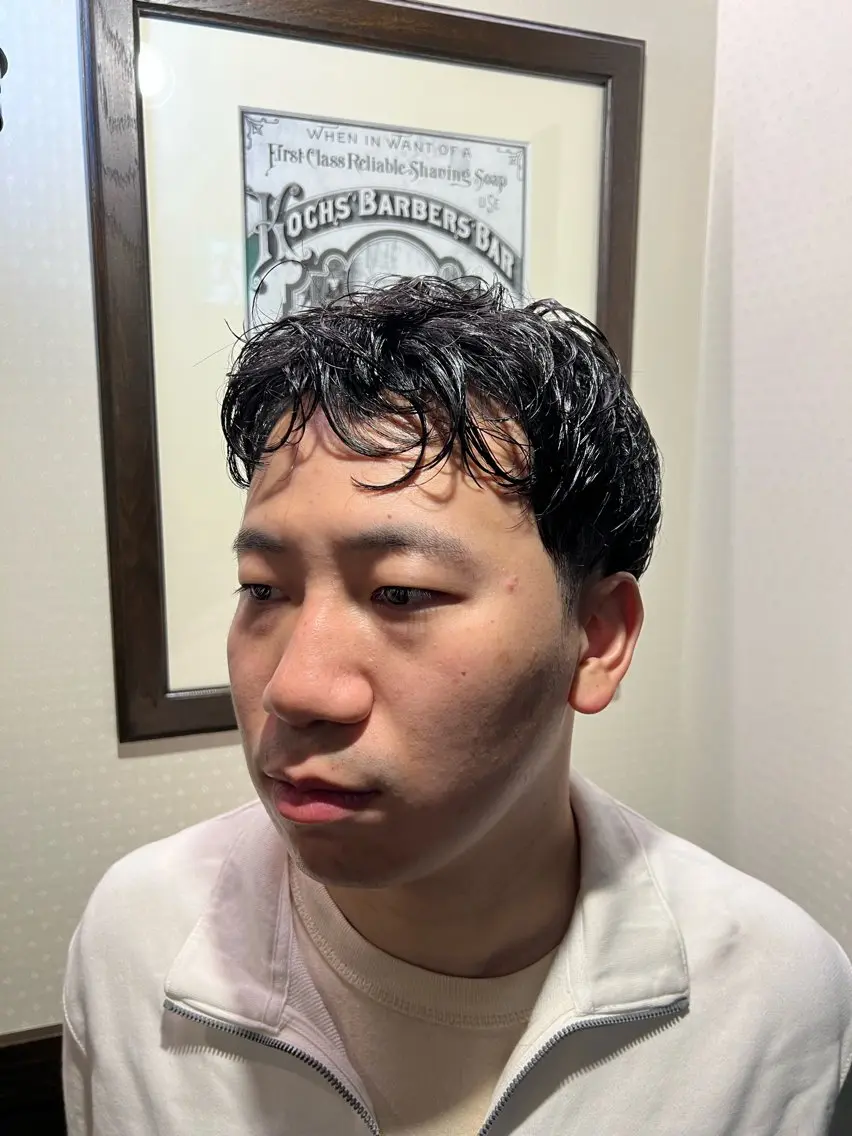 ショート メンズカット オカムラリョウのヘアスタイル