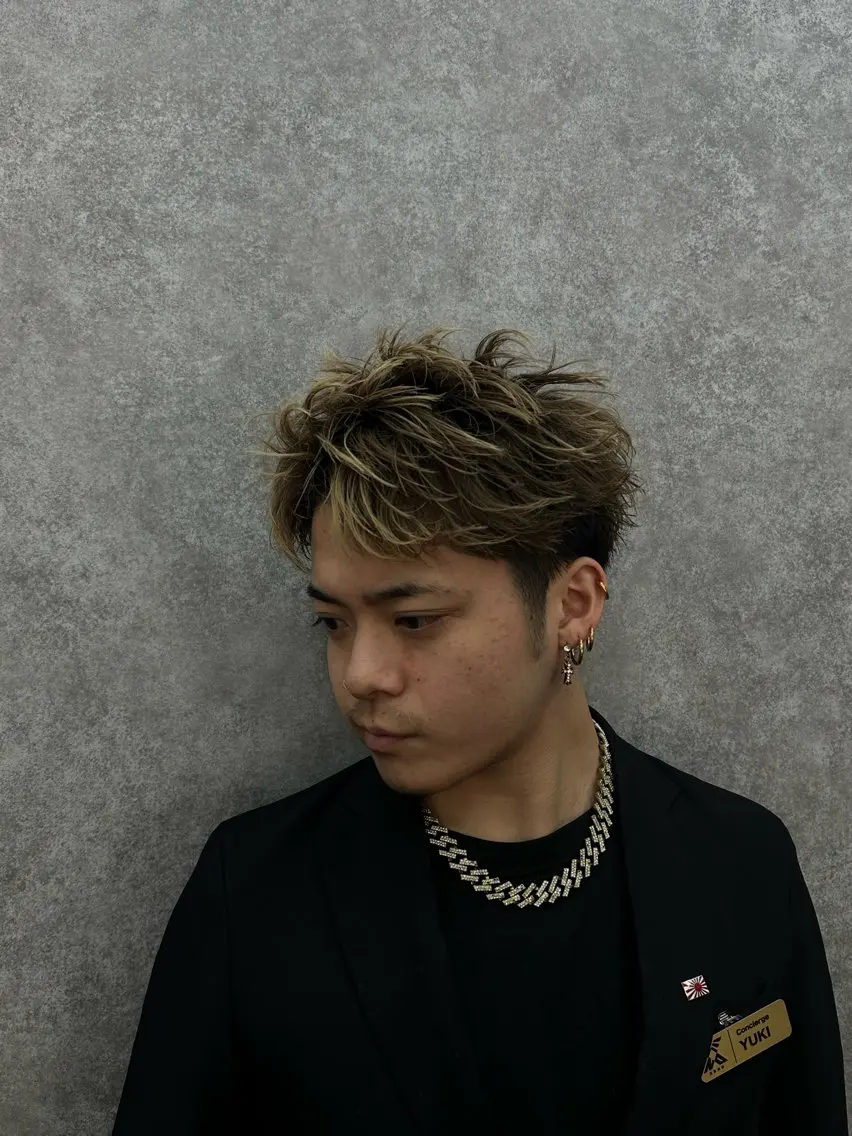 ショート カット 🔥フェザーパーマ 特化🔥勇斗のヘアスタイル