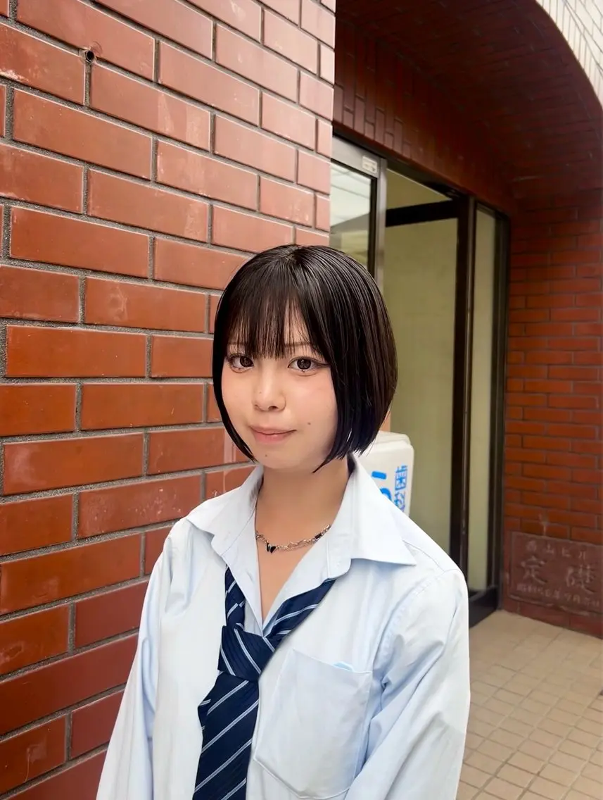 ショート ボブ カット 保坂 駿太郎のヘアスタイル