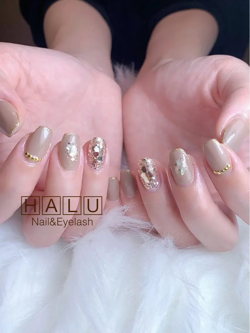 ネイル キラキラネイル HALU ハルのネイルデザイン