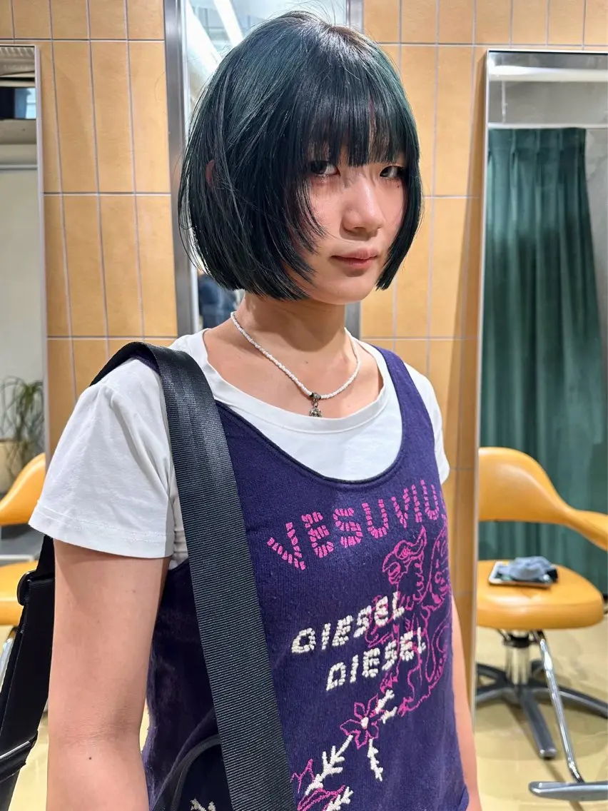 🐢カット＋ワンカラー　¥14300→¥9500 ※8月限定　🚨ロング+¥1100の写真