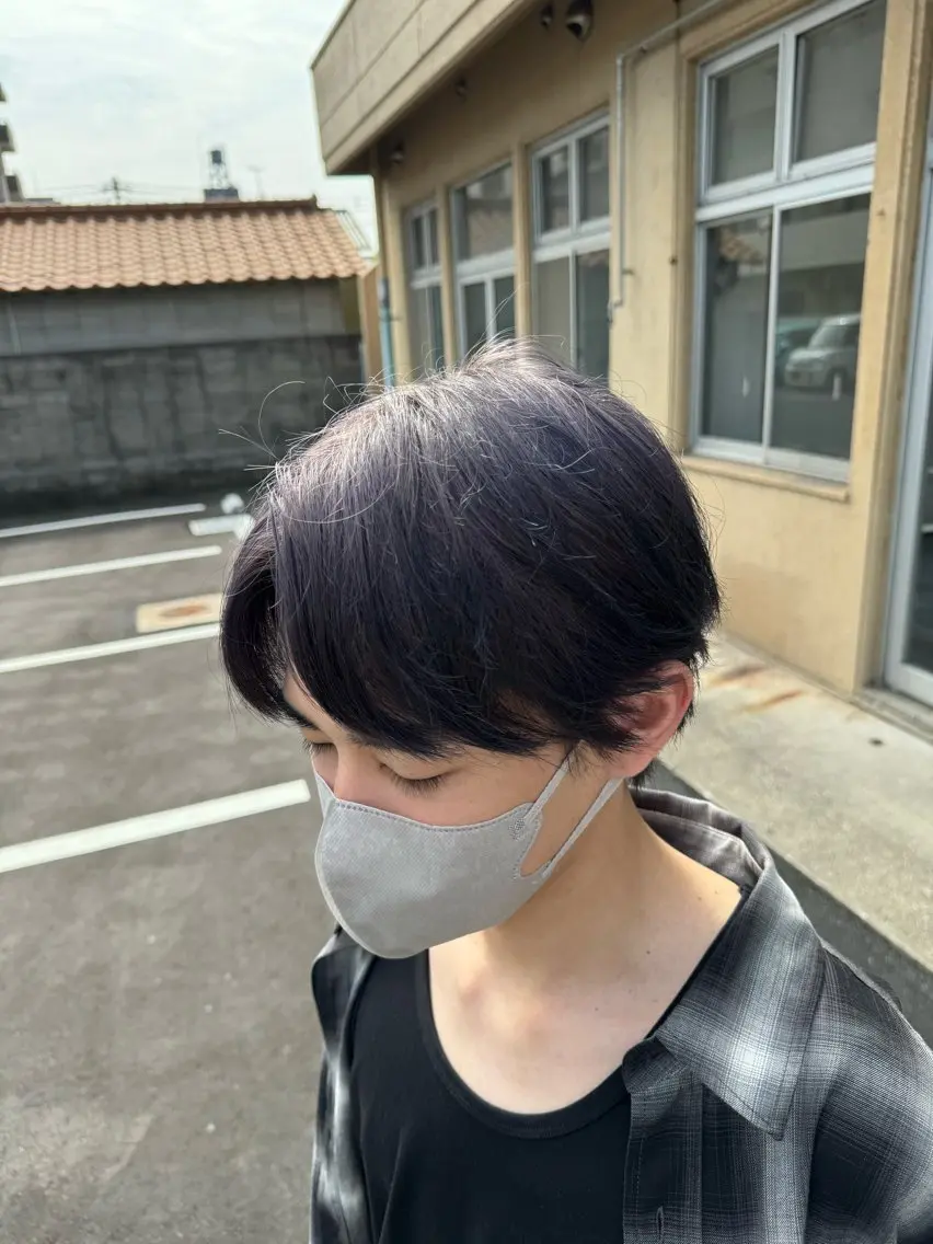 メンズ ヘアカラー 梶尾 悠人のヘアスタイル