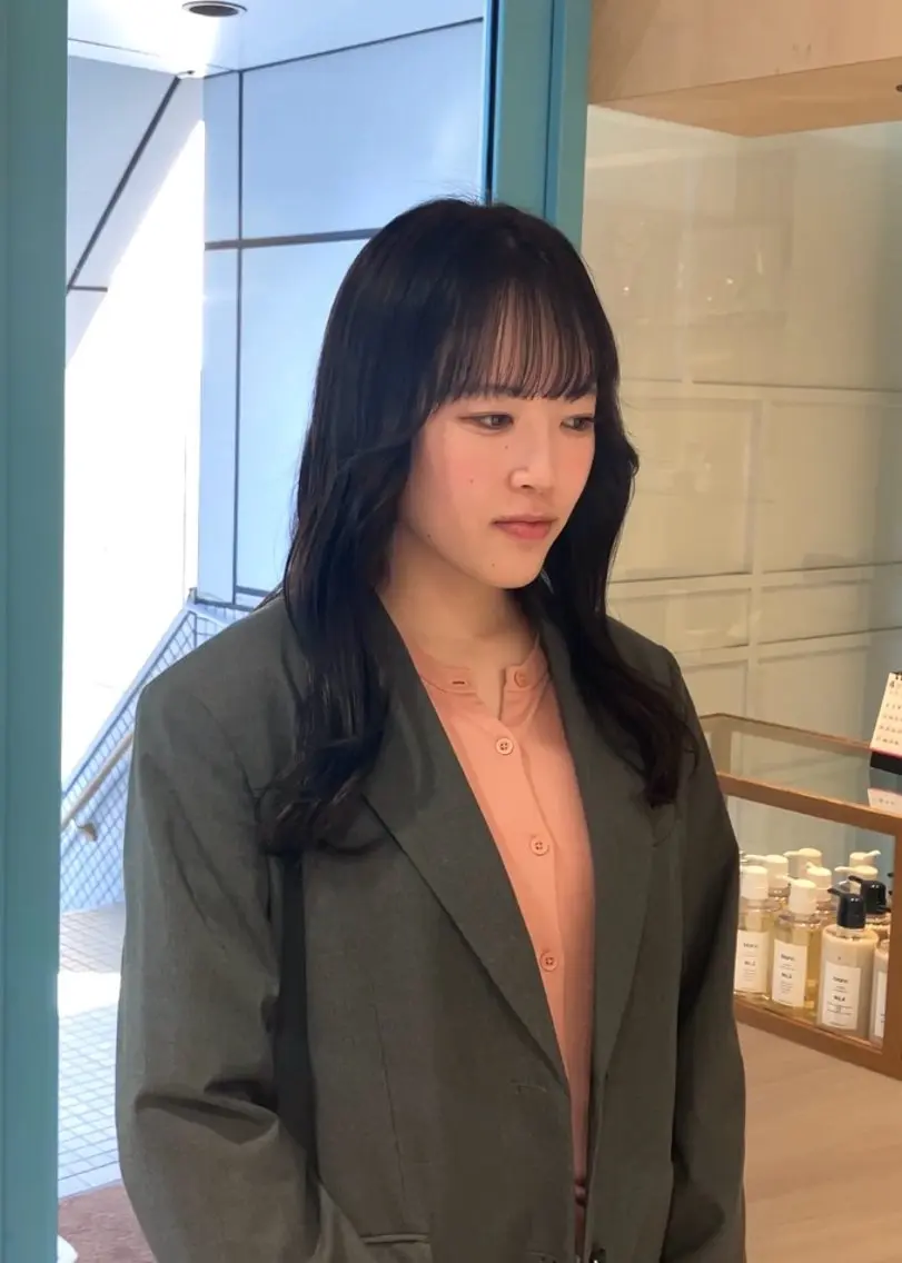 ロング カラー ヘアアレンジ 久野紗愛 【髪質改善　艶髪】のヘアスタイル