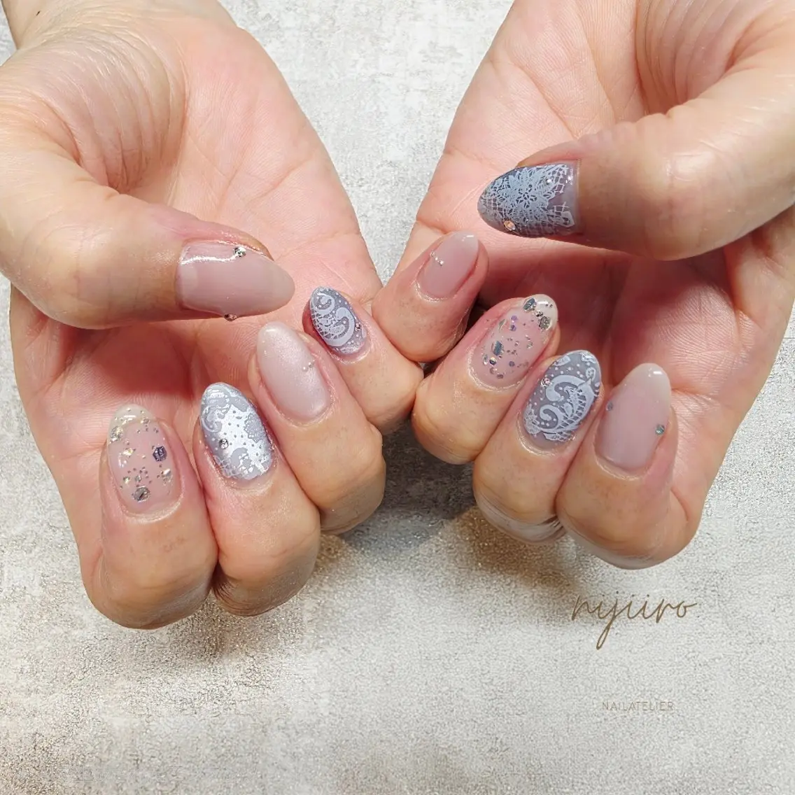 ネイル ハンドネイル nijiiro🌈 サトウのネイルデザイン