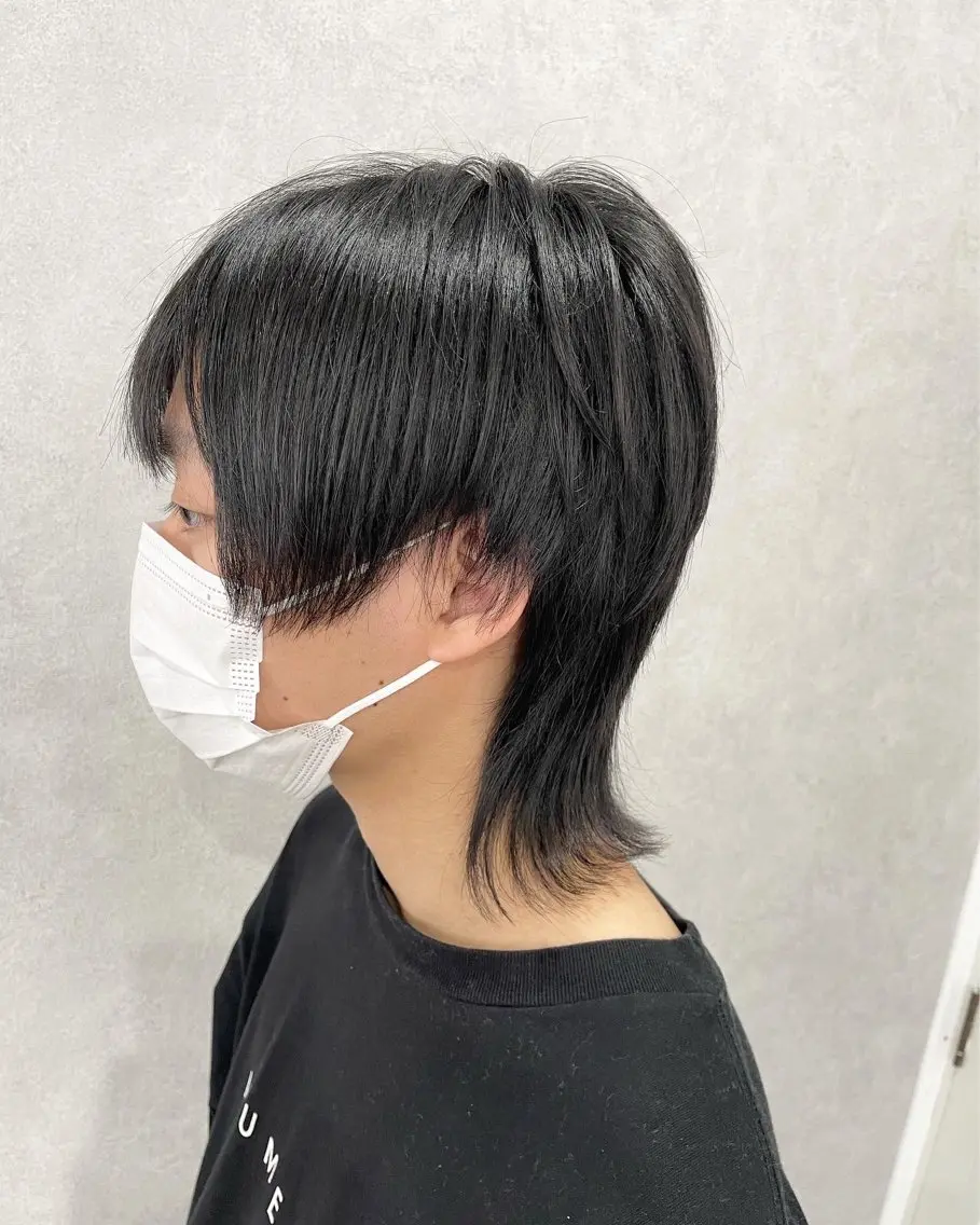 ショート メンズ メンズ韓国風 メンズウルフカット 韓国風ヘア ウルフカット カット Hiro ヒロのヘアスタイル