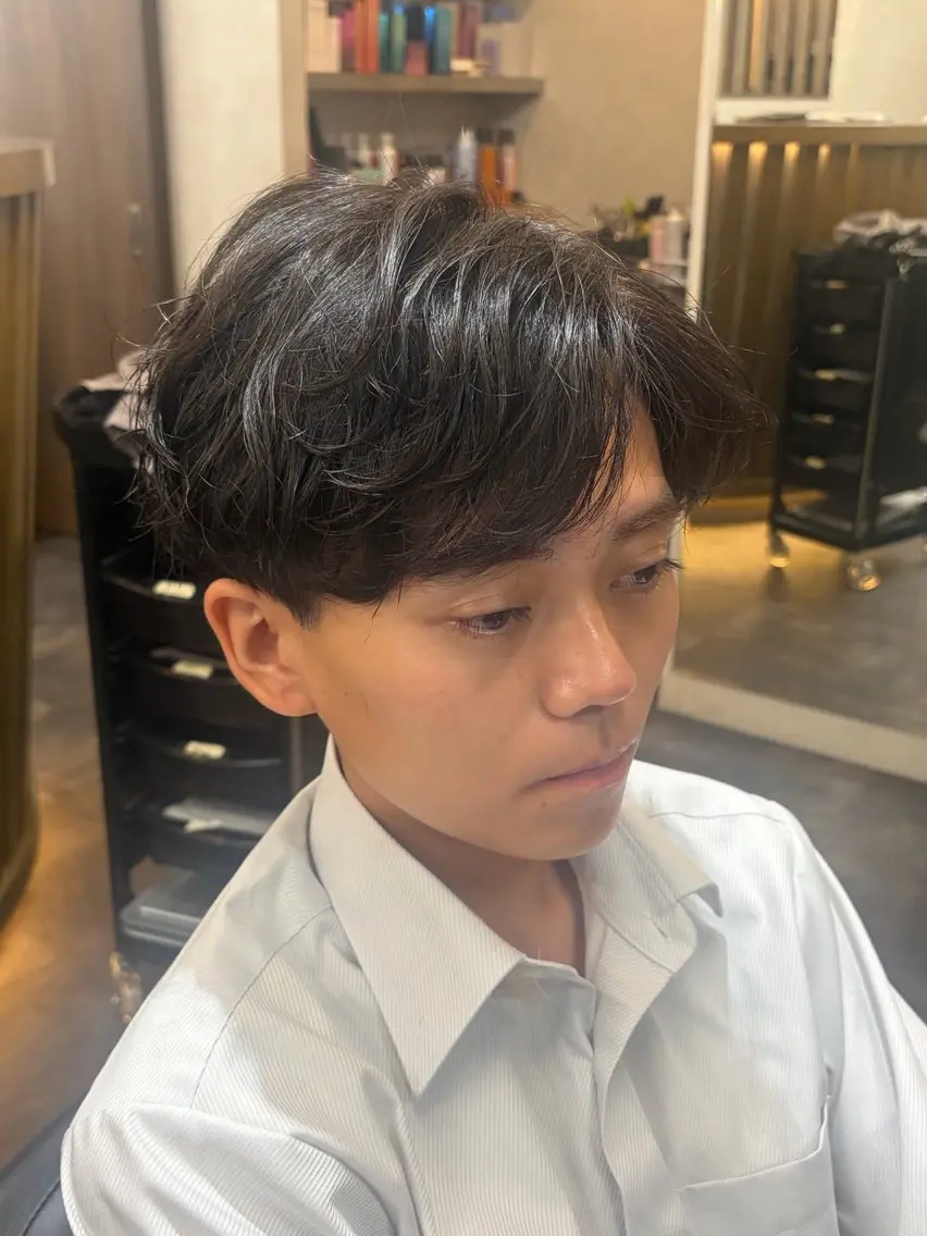 【メンズ限定】カットパーマの写真