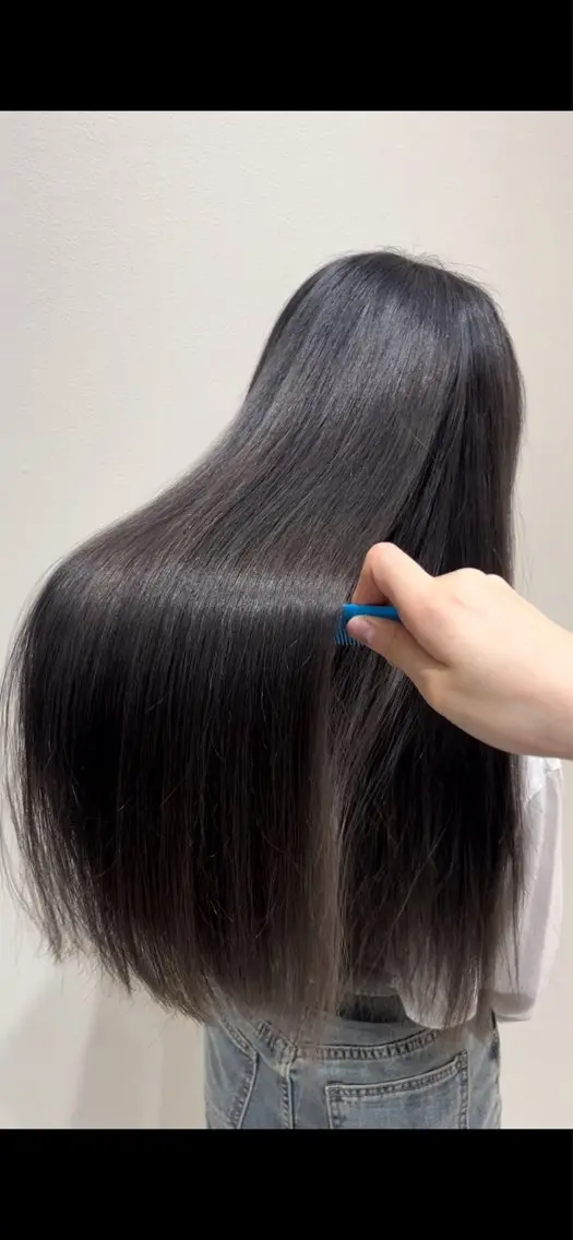 ロング 寒色カラー特化/ 透明感カラー/ゆづきのヘアスタイル
