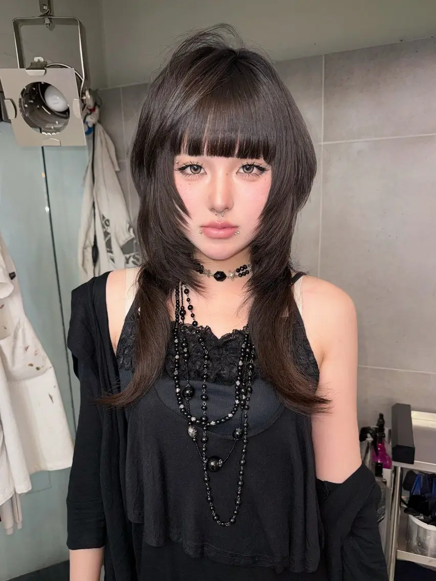 ロング 似合わせカット カット トリートメント ヘッドスパ ヘアセット HARUNA/デザイ ン/レイヤー˖ ࣪のヘアスタイル