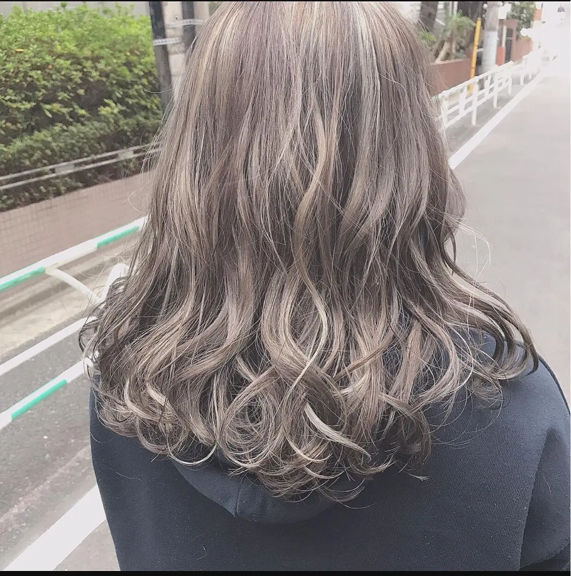 セミロング カラー ヘアアレンジ ヘアカラー 【代表】 たき〜のヘアスタイル