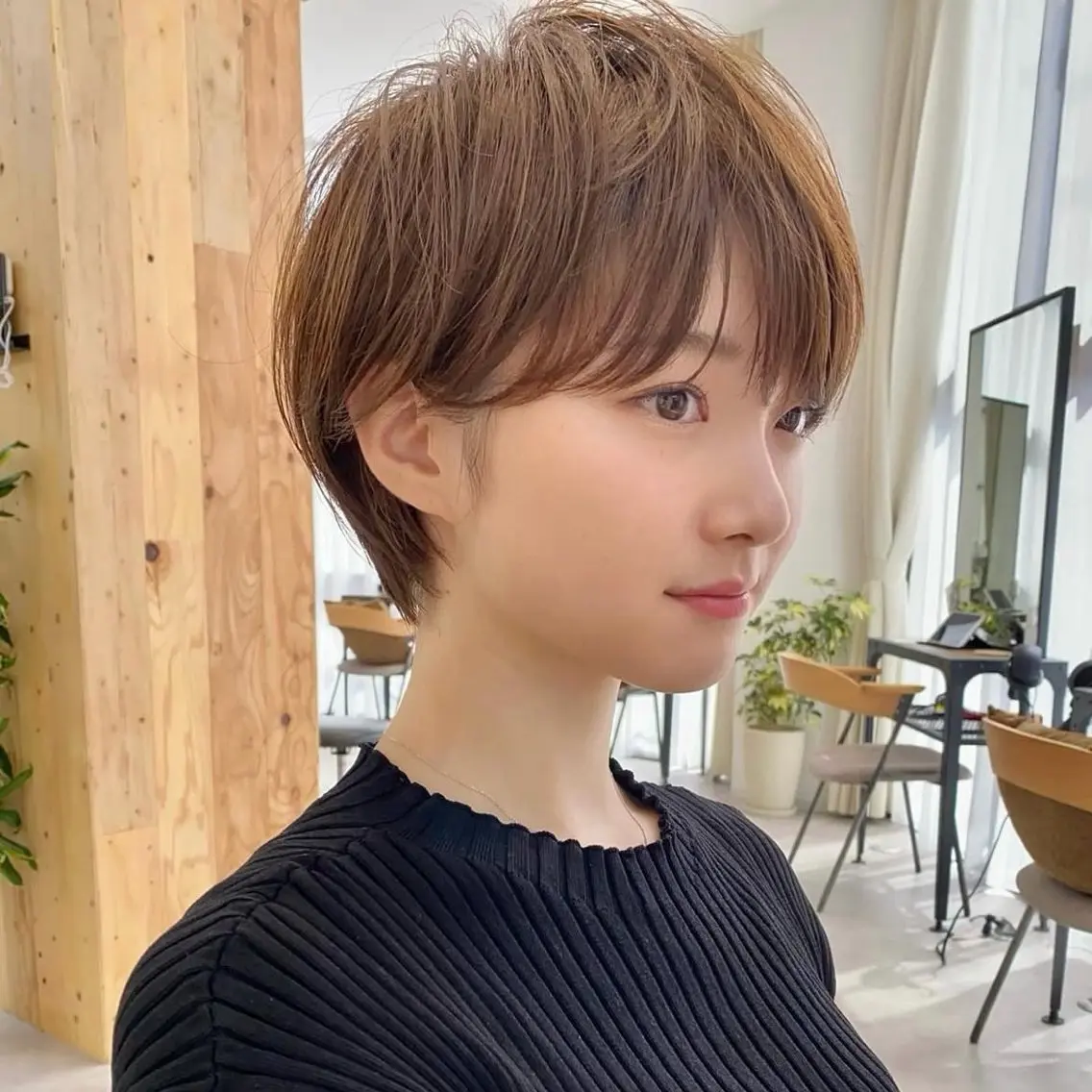 ショート カラー カット ヘアカラー トリートメント ヘッドスパ ヘアセット ショート上手い人/ 銀座/なかじのヘアスタイル