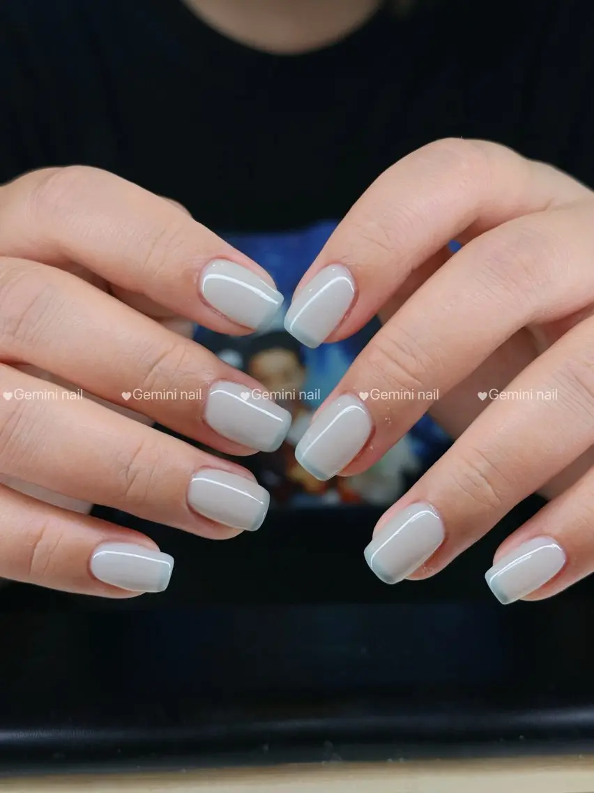ネイル フレンチネイル ワンカラーネイル Gemini nail.Yukiのネイルデザイン