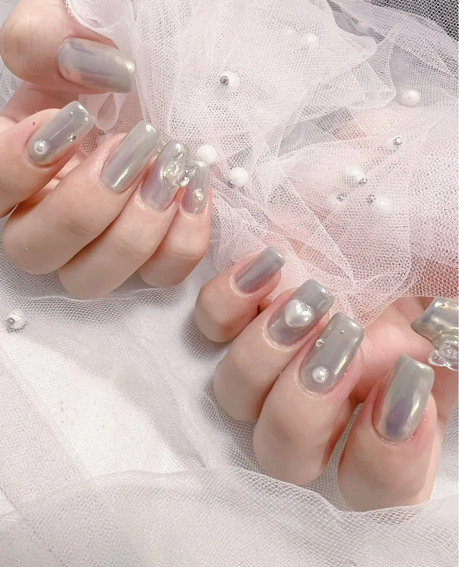 ネイル 韓国ネイル マットネイル ワンカラーネイル ワンホンネイル ハンドネイル nail salon Lauleaのネイルデザイン