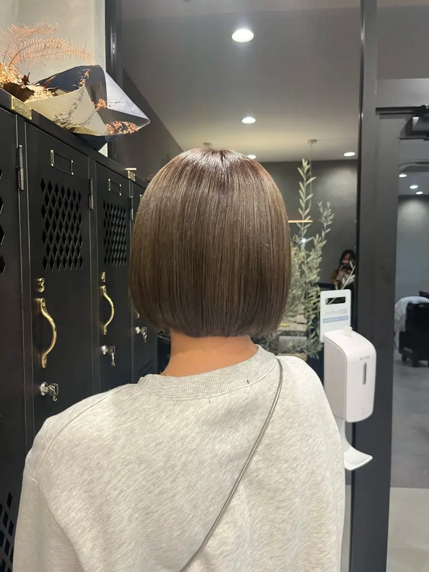 カラー 心美/ブリーチなし 透明感カラーのヘアスタイル