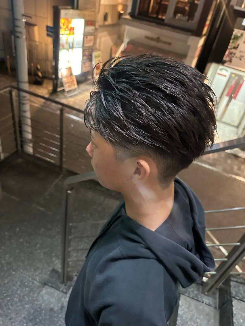 ショート ヘアアレンジ メンズ メンズヘア静岡 ✂︎Ryuheiのヘアスタイル