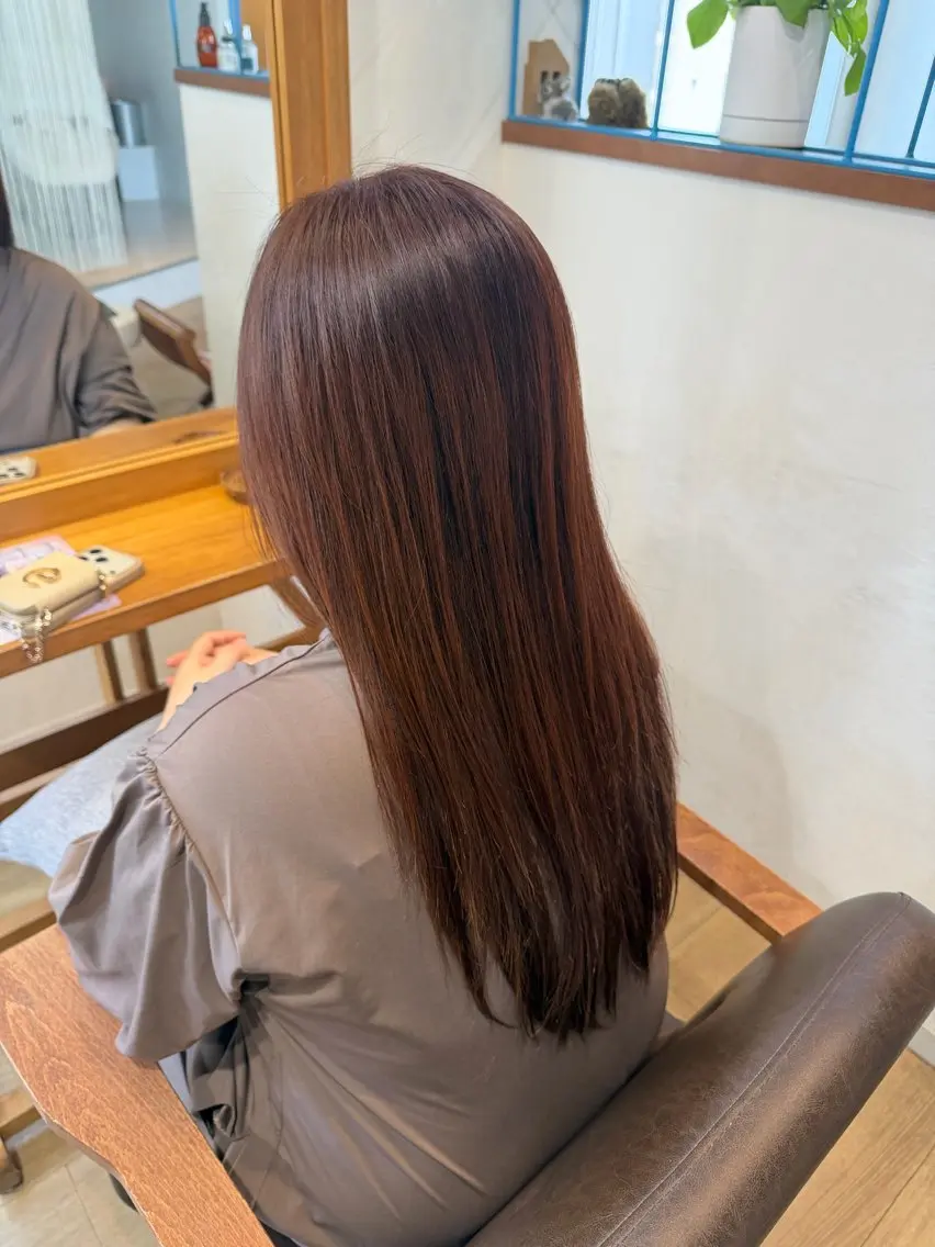 ロング RENA｜透明感 カラー×癒しスパのヘアスタイル