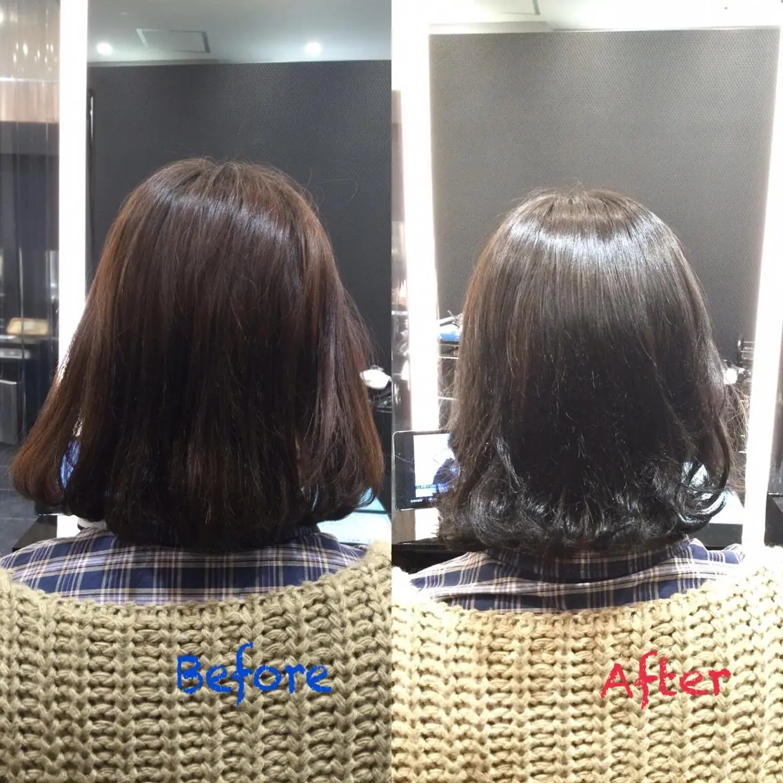 ショート カラー パーマ Annon プライベートサロンのヘアスタイル