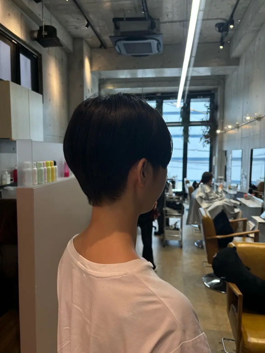 ショート 小顔似合わせカット ┊︎*AYANO*のヘアスタイル