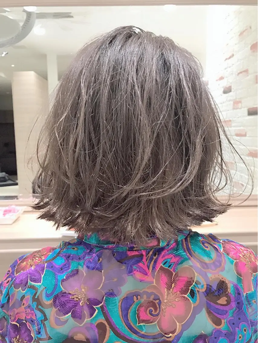 ❣️カット & 透明感カラー(リタッチ)フル+1000円 &ナノスチームトリートメント❣️の写真