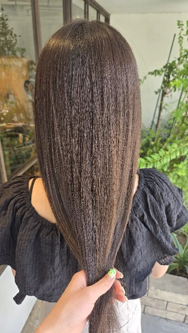 ロング カラー ヘアカラー 韓国好き🇰🇷 美容師MIKUのヘアスタイル