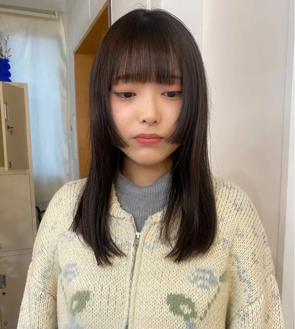 【5月限定🧸】透明感ワンカラー+艶髪2stepトリートメント付の写真
