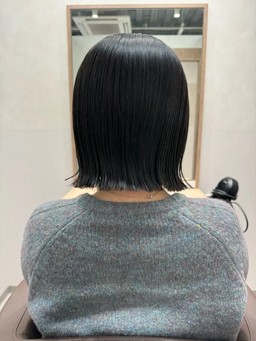 ショート ボブ 外ハネヘア 透明感カラー✴︎ SAYAKAのヘアスタイル