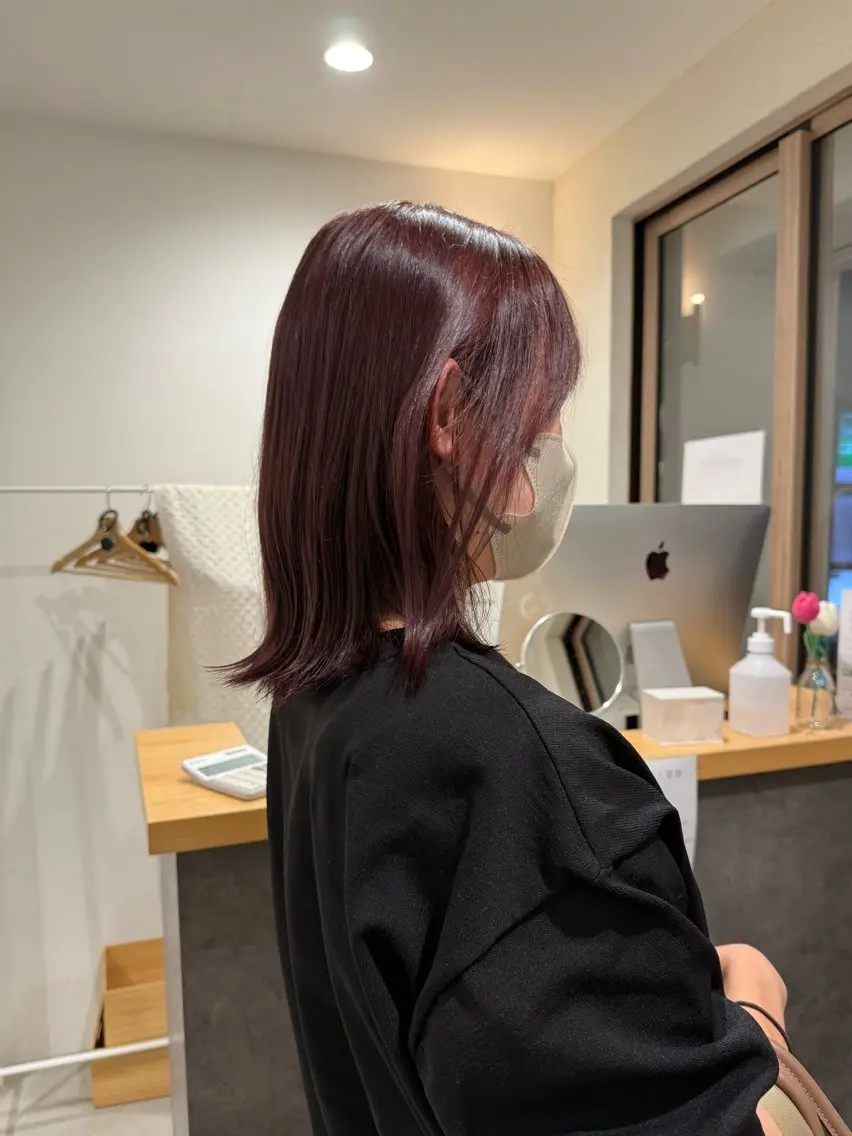 ミディアム カラー ヘアカラー 🐕🦺似合わせ 🐕🦺akariのヘアスタイル