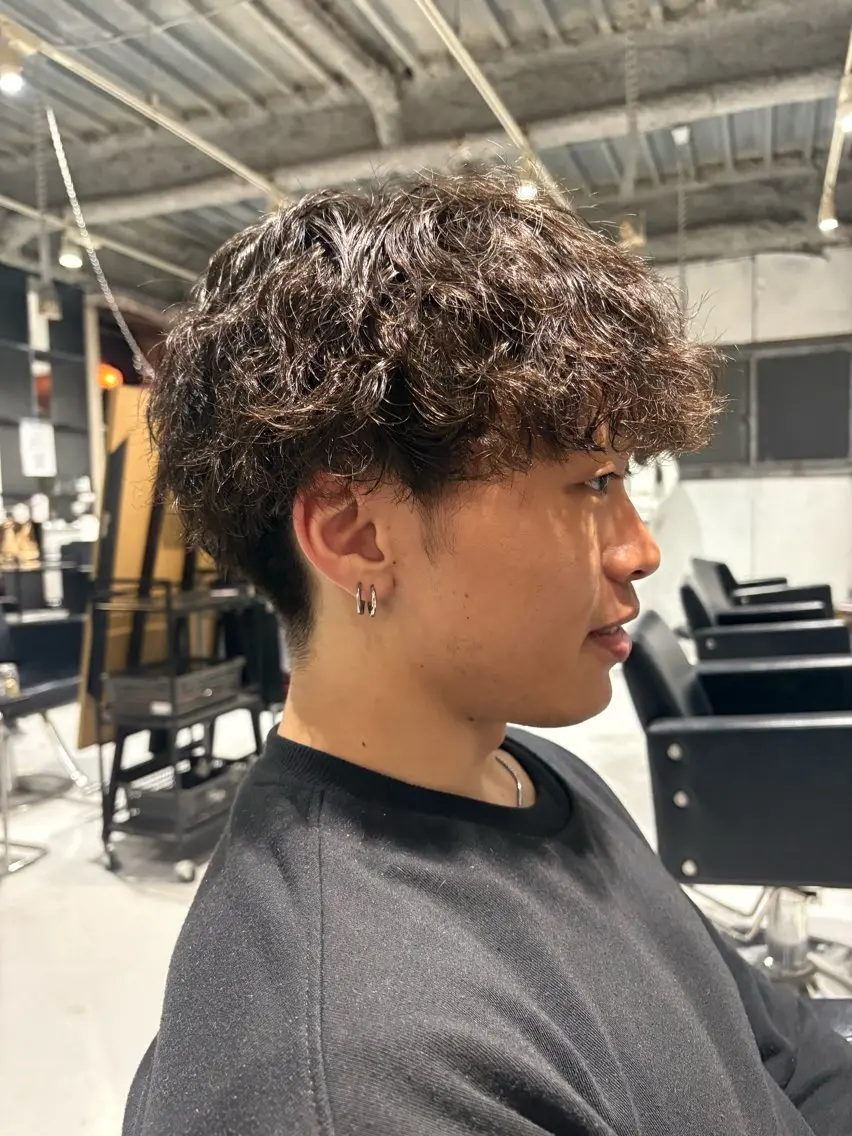 パーマ メンズ メンズパーマ ツイストスパイラルパーマ スパイラルパーマ inc新小岩 🌱MANAMIのヘアスタイル