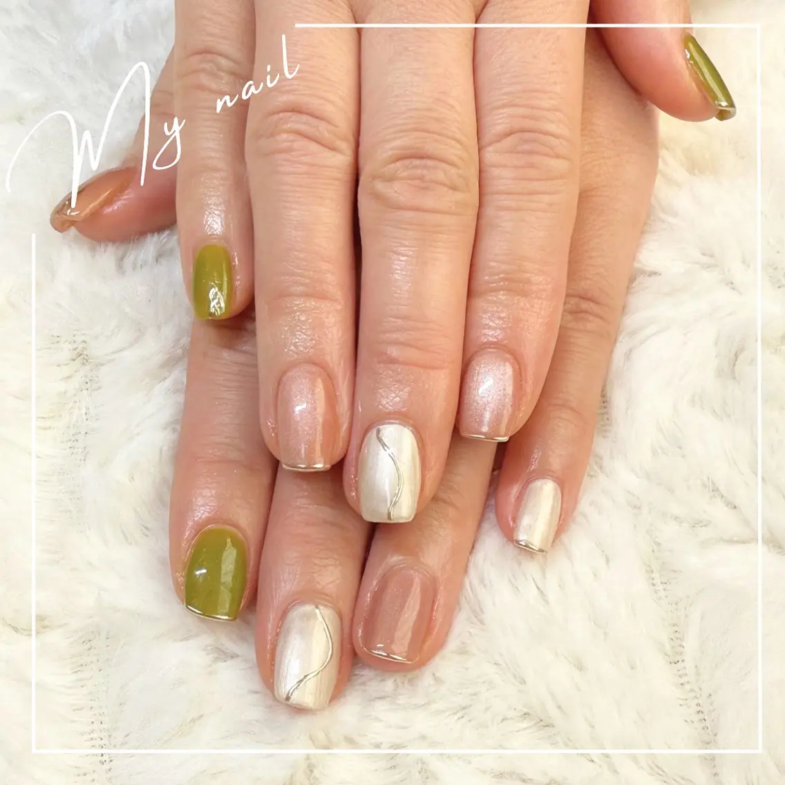 ネイル 持ち込み ハンドネイル MY NAILのネイルデザイン