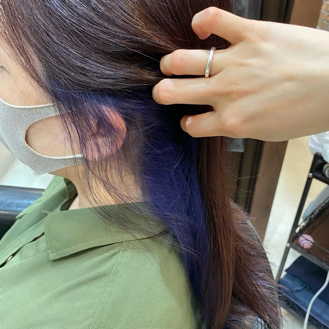 セミロング 松本 沙良のヘアスタイル
