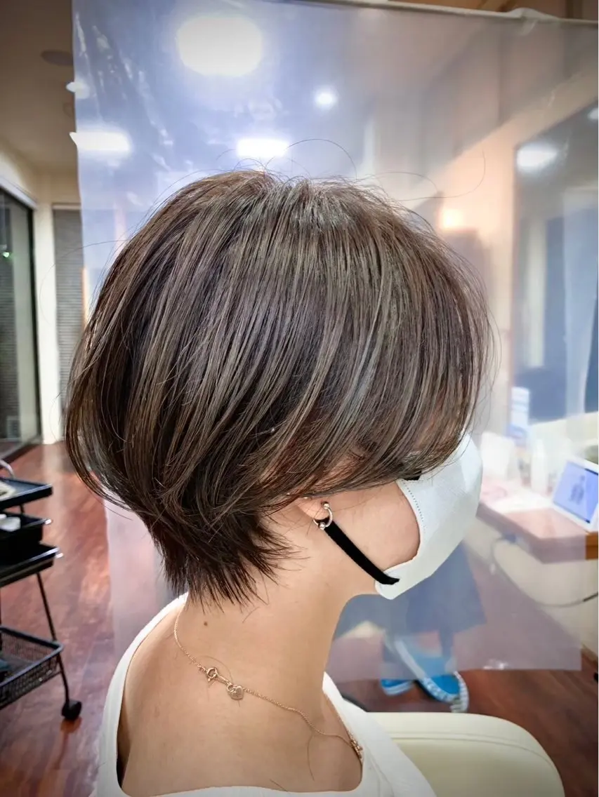 ショート 阿部 橋之助のヘアスタイル