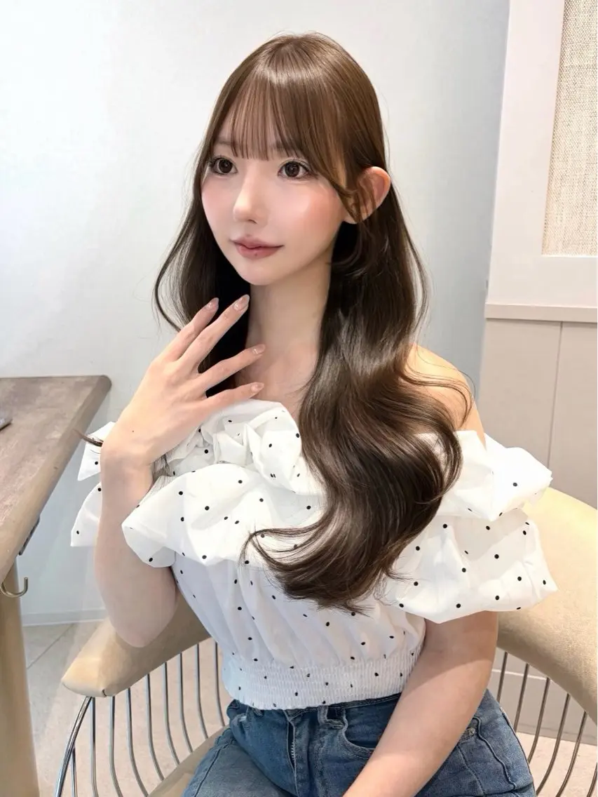 ロング カラー ♡Yoshino♡ 色っぽトレンドヘアのヘアスタイル